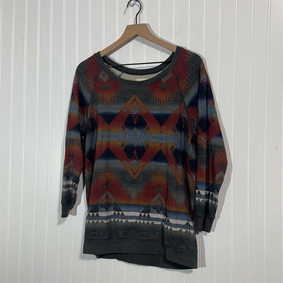 Denim & Supply Ralph Lauren Sweater XS Cotton Aztec Navajo Western Southwest - Picture 1 of 8